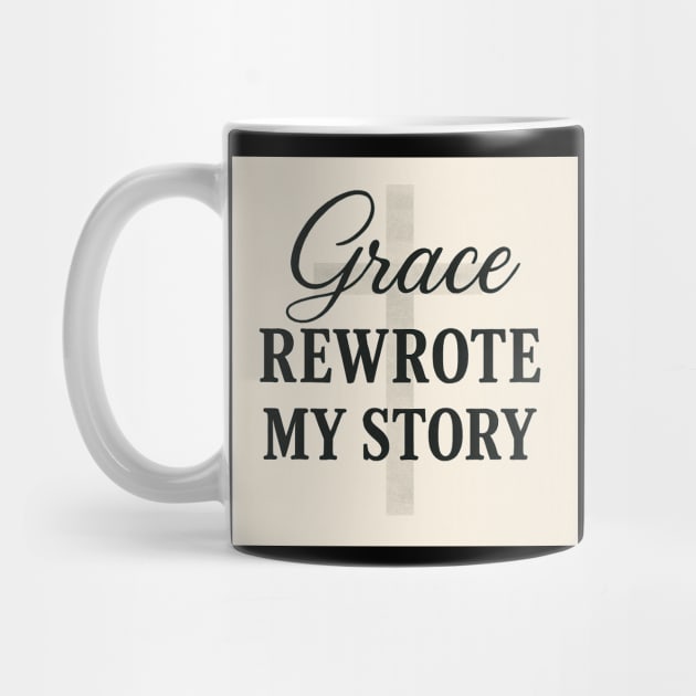 Grace Rewrote My Story Christian Gift by Jonas 's Store